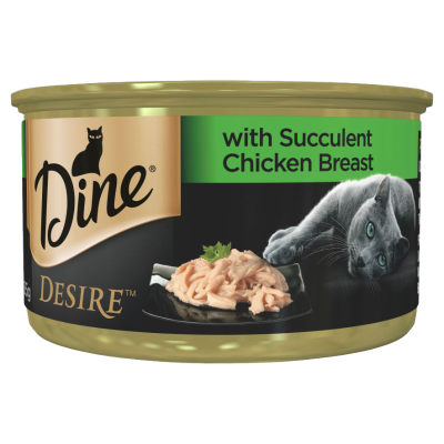 Dine Desire Succulent Chicken Breast Wet Cat Food 85g