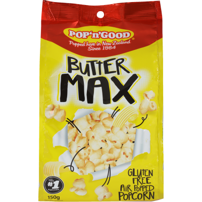 Pop'n'Good Butter Max Popcorn 150g