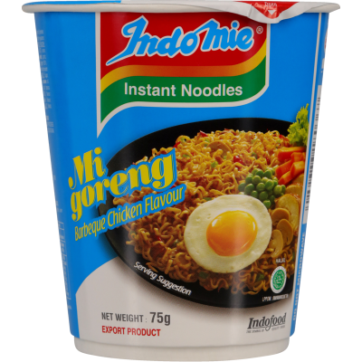 Indomie Mi Goreng Barbeque Chicken Instant Cup Noodles 75g