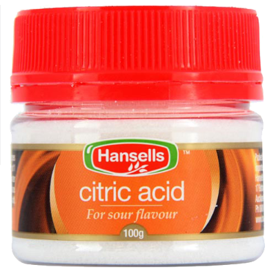 Hansells Citric Acid For Sour Flavour 100g