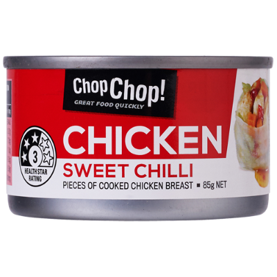 Chop Chop Sweet Chilli Pieces Of Cooked Chicken Breast 85g