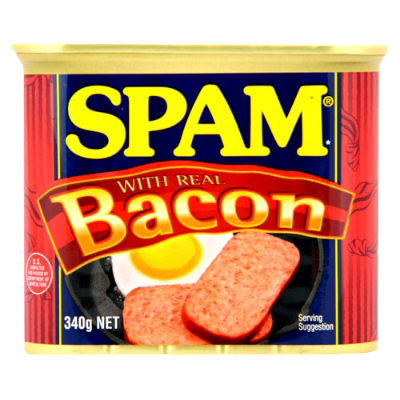 Spam Spiced Ham With Real Bacon 340g