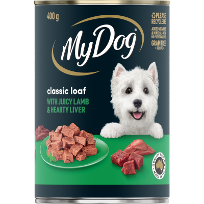 My Dog Classic Loaf With Lamb & Hearty Liver Wet Dog Food 400g