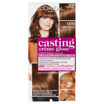 L'Oreal Paris Casting Creme Gloss 600 Light Brown Hair Colour ea