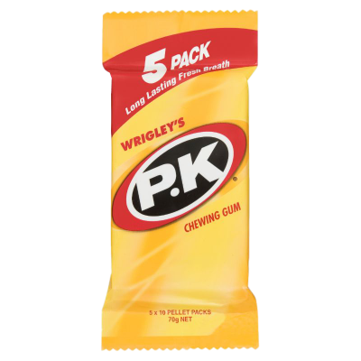 Wrigley's PK Chewing Gum 70g