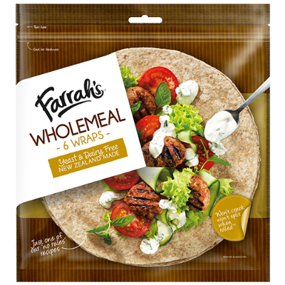 Farrah's Wholemeal Wraps 6pk