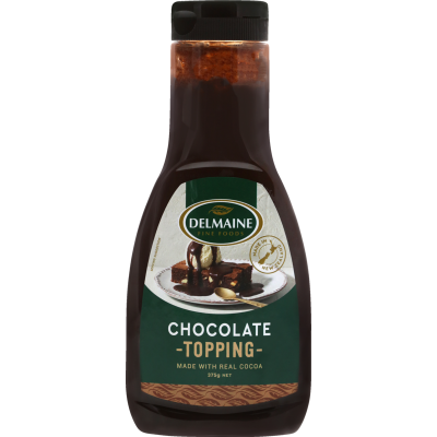 Delmaine Chocolate Topping 375g