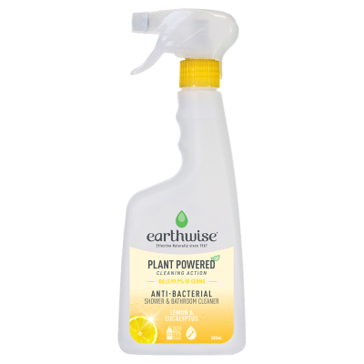 Earthwise Eucalyptus & Lemon Plant Powered Anti-Bacterial Shower & Bathroom Cleaner 500ml