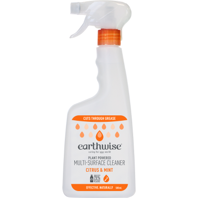 Earthwise Citrus & Mint Plant Powered Multi-Surface Cleaner 500ml