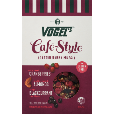 Vogel's Cafe-Style Toasted Berry Muesli 400g