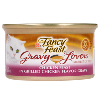 Purina Fancy Feast Chicken Feast In Grilled Chicken Flavor Gravy Cat Food 85g