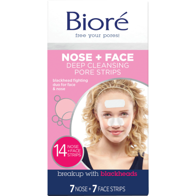 Biore Nose + Face Deep Cleansing Pore Strips 14pk