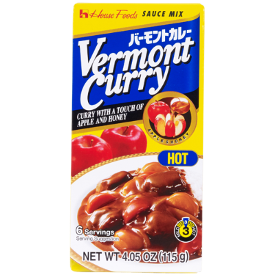 House Foods Hot Vermont Curry 115g