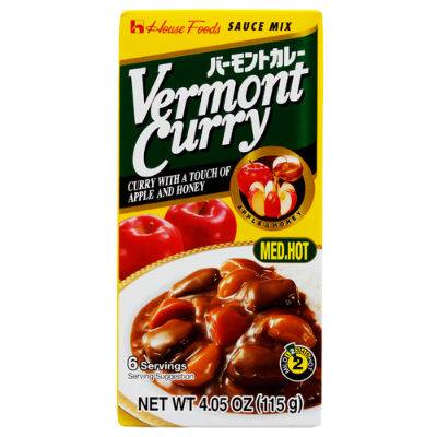 House Foods Medium Hot Vermont Curry 115g