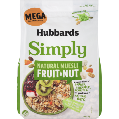 Hubbards Simply Fruit & Nut Muesli 1.2kg