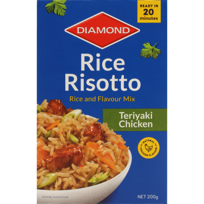 Diamond Teriyaki Chicken Rice Risotto Rice & Flavour Mix 200g