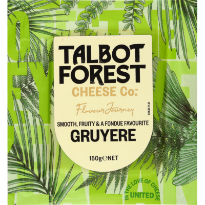 Talbot Forest Gruyere Cheese 150g