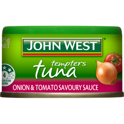 John West Onion & Tomato Savoury Sauce Tuna Tempters 95g