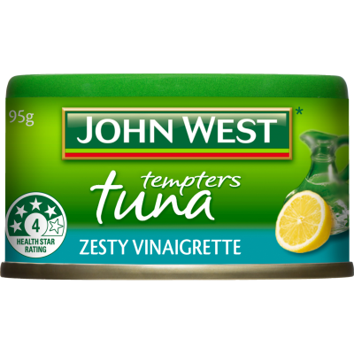 John West Zesty Vinaigrette Tuna Tempters 95g