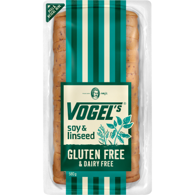 Vogel's Gluten Free & Dairy Free Soy & Linseed Bread 580g