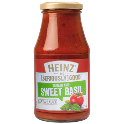 Heinz Seriously Good Tomato & Sweet Basil Pasta Sauce 525g