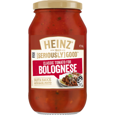 Heinz Seriously Good Tomato Bolognese Pasta Sauce 510g