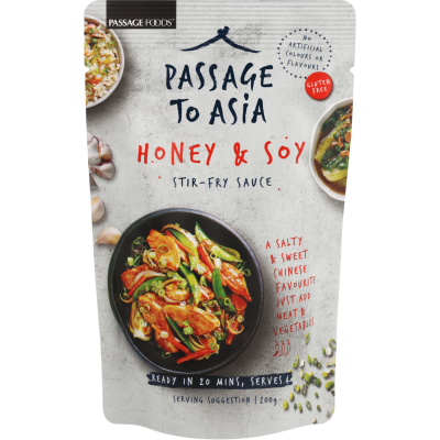 Passage to China Honey & Soy Stir Fry Sauce 200g