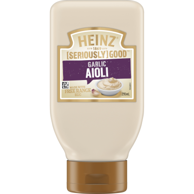 Heinz Seriously Good Garlic Aioli Flavoured Mayonnaise 295ml