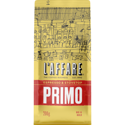 L'affare Primo Espresso & Stovetop Coffee 200g