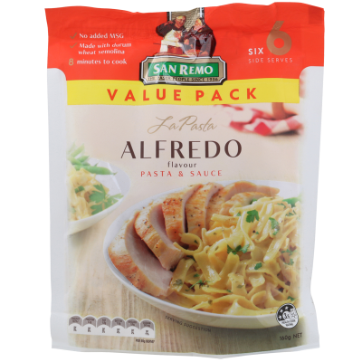 San Remo La Pasta Alfredo Pasta & Sauce 160g