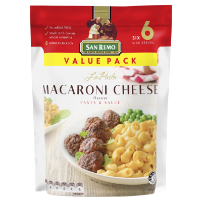 San Remo La Pasta Macaroni Cheese Pasta & Sauce 160g