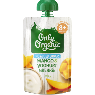 Only Organic Mango & Yoghurt Brekkie 8+ Months 120g