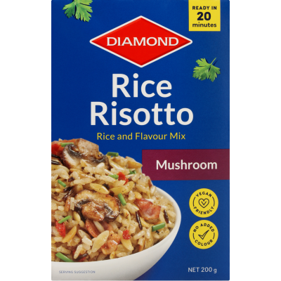Diamond Mushroom Rice Risotto Rice & Flavour Mix 200g