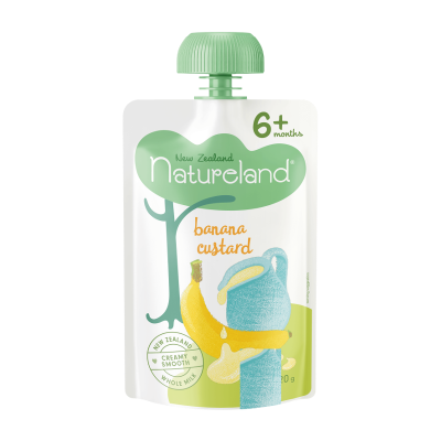 Natureland Banana Custard 6+ Months 120g