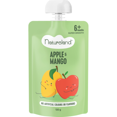 Natureland Apple & Mango 6+ Months 120g