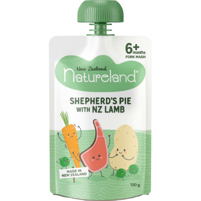 Natureland Shepherd's Pie With NZ Lamb 6+ Months 120g