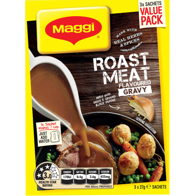 Maggi Roast Meat Gravy Mix 3pk