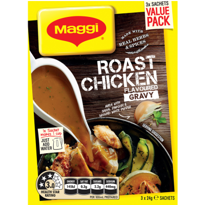 Maggi Roast Chicken Gravy Mix 3pk