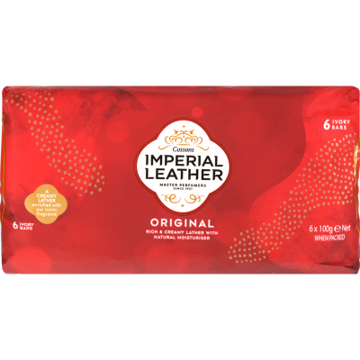 Cussons Imperial Leather Original Bar Soap 6 x 100g