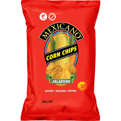 Mexicano Jalapeno Corn Chips 300g