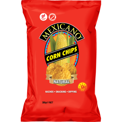 Mexicano Natural Corn Chips 300g