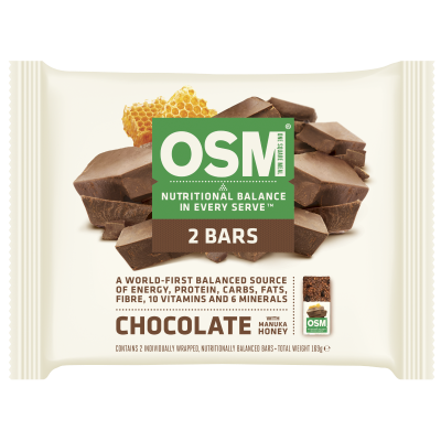 One Square Meal Chocolate With Manuka Honey Bar 2pk