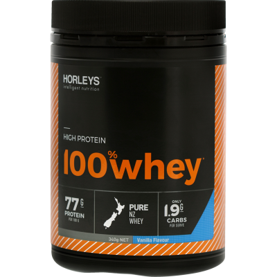 Horleys High Protein 100% Whey Vanilla Flavour Concentrate 340g