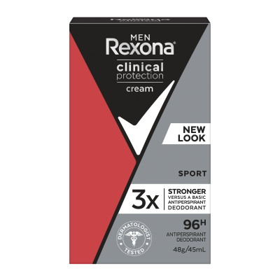 Rexona Men Clinical Protection Sport 96Hr Antiperspirant Deodorant 45ml
