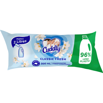 Cuddly Classic Fresh Fabric Conditioner Sachet 300ml