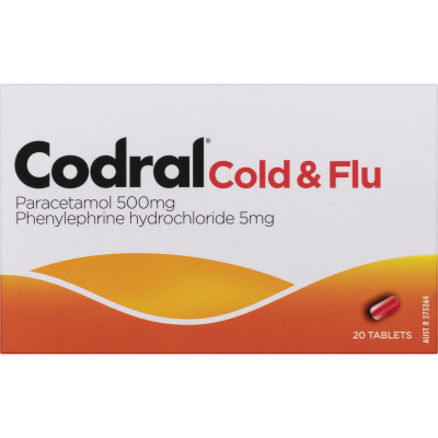 Codral Cold & Flu Tablets 20pk