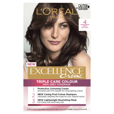 L'Oreal Paris Excellence Creme 4 Dark Brown Hair Colour ea