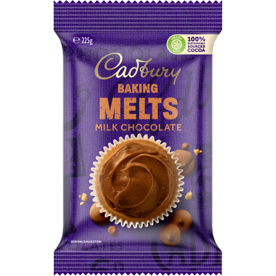 Cadbury Milk Chocolate Baking Melts 225g