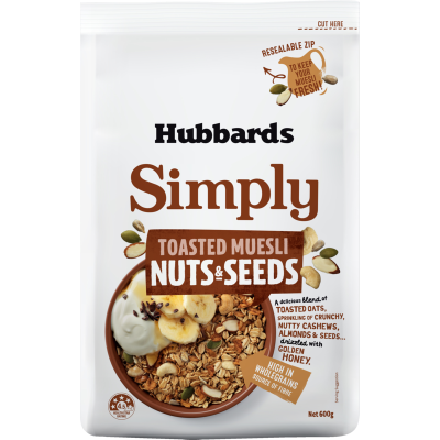 Hubbards Simply Nuts & Seeds Toasted Muesli 600g