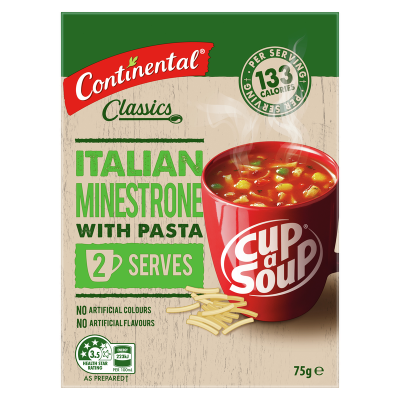 Continental Italian Minestrone With Pasta Cup a Soup 75g